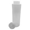 Squeeze Sauce Bottle Clear with Anit Drip Silicone Tip 320z