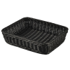 Polywicker Display Basket GN 1/2 Black 32 x 26 x 7cm