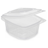 500ml Clear Microwaveable Hinged Container (Pack 50)