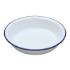 Falcon White Enamel Round Pie Dish 14cm