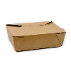 Kraft Food Carton No 3, 196 x 140 x 65mm 2000ml / 70oz (Pack 50)