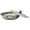 Stainless Steel Gratin Dish with Lid 6.5"