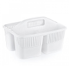 Hobby Organiser Basket Classy White