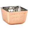 Copper Plated Square Hammered Ramekin 71ml / 2.5oz