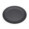 Melamine Hammered Black Presentation Plate 31.5cm