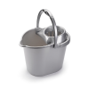 Plasticforte Mop Bucket Silver 14 Litres