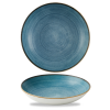 Churchill Stonecast Raw Blue Evolve Coupe Bowl 9.75" 