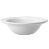 Steelite Simplicity White Stone Rimmed Fruit Bowl 13.5cm / 5.25" (Pack 36)