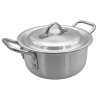 Aluminium Cooking Pot Casserole and Lid 24cm, 6.5 Litres