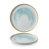 Churchill Homespun Accents Aquamarine Walled Plate 8.67"