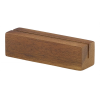 Acacia Wood Sign Holder 9x3x3cm