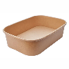 Rectangular Kraft Bowl 500ml (Pack 50)