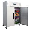 Polar G-Series Upright Double Door Fridge 1200Ltr White