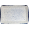 Churchill Stonecast Hints Indigo Rectangle Baking Dish 15" (Pack 4)