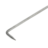 Stainless Steel Tandoori Naan Skewer 40" "Hook End"