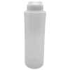 Squeeze Sauce Bottle Clear with Anit Drip Silicone Tip 320z