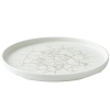 Churchill Studio Prints Kintsugi Agate Grey Walled Plate 10.25" (Pack 6)