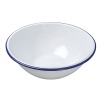 Falcon White Enamel Mixing Bowl 24cm