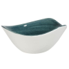 Churchill Stonecast Patina Rustic Teal Triangular Bowl 6" (Pack 12)