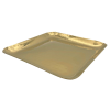 Brass Plated Hammered Square Plate / Platter 15cm