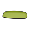 Melamine Black Green Oval Serving Platter 28 x 12cm