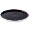 Churchill Stonecast Patina Deep Purple Walled Plate 10.25" (Pack 6)