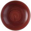 Churchill Stonecast Patina Red Rust Evolve Coupe Bowl 9.75" (Pack 12)