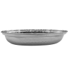 Stainless Steel Hammered Double Wall Oval Serving Dish 21cm