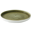 Churchill Stonecast Plume Green Walled Plate 8.67" (Pack 6)