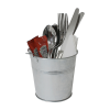 Galvanised Steel Serving Bucket 12cm x 11.5cm / 80cl