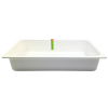 Gastronorm Pan White Melamine 1/1 100mm deep