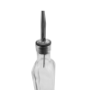 Glass Square Oil Bottle with Pourer 8oz