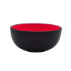 Melamine Black Pink Serving Bowl 14.5cm