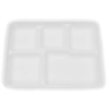 Bagasse Disposable Thali Plate 5 Comp. (Pack 50)