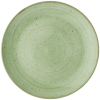 Churchill Stonecast Sage Green Evolve Coupe Plate 8.67" (Pack 12)