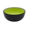 Melamine Black Green Serving Bowl 14.5cm