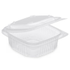 600ml Clear Microwaveable Hinged Container (Pack 50)