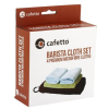 Cafetto Barista Microfibre Cleaning Cloth Set ( 1x Brown, 1 x Green, 2 x Blue) (Pack 4)