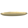 Brass Plated Hammered Oval Platter 41 x 18cm