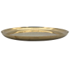 Brass Plated Hammered Round Plate / Platter 11.5" / 29cm