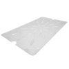 Gastronorm Clear Polycarbonate Drain Shelf 1/1