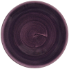 Churchill Stonecast Patina Deep Purple Evolve Coupe Plate 8.67" (Pack 12)