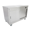 Parry HOT12 1200mm Wide Hot Cupboard With Solid Plain Top