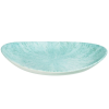 Churchill Stone Aquamarine Orbit Oval Coupe Plate 10" (Pack 12)