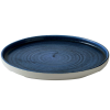 Churchill Stonecast Plume Ultramarine Walled Plate 10.25" (Pack 6)