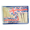 Sandwich Flag Picks Union Jack  (Pack 100)