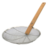 Oriental Wide Mesh Skimmer Spider with Bamboo Handle 11"