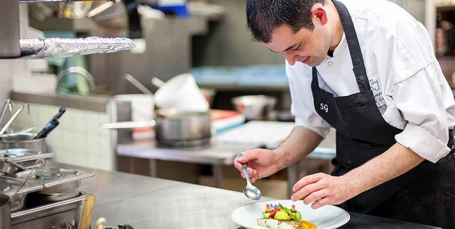 Image of a chef at work