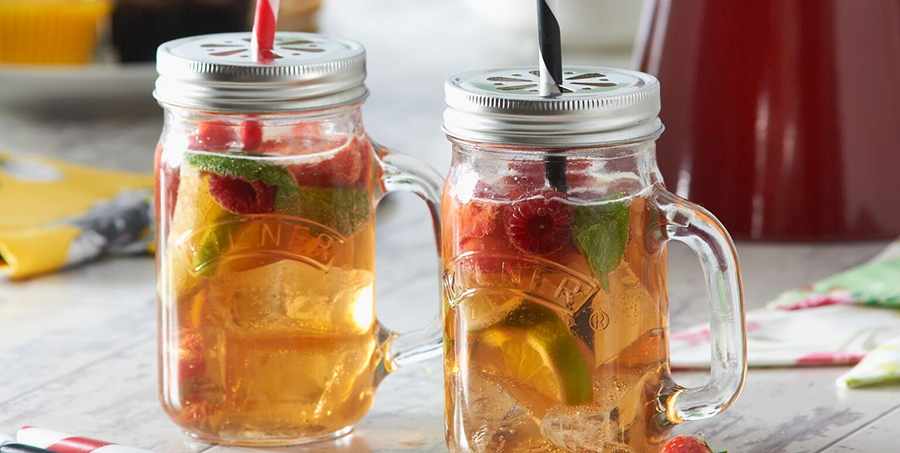 Kilner drinks jars