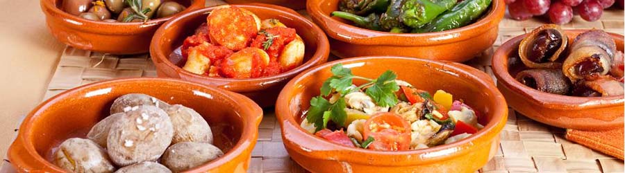 Different tapas dishes